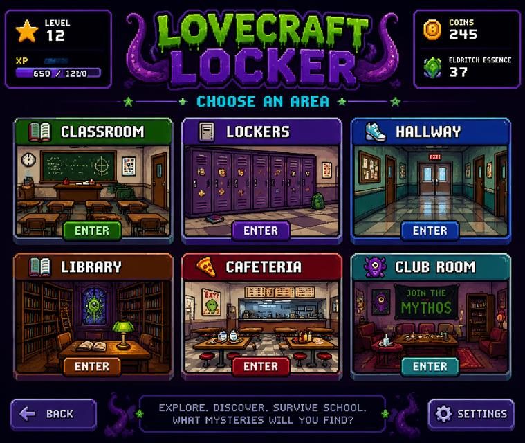 Lovecraft Locker 实机画面 资料图 1